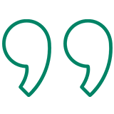 Symbol für ein Zitat